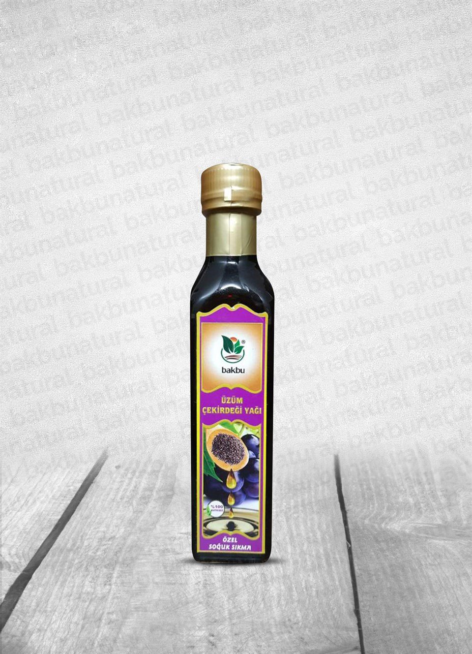 Bakbu Üzüm Çekirdeği Yağı 250ml