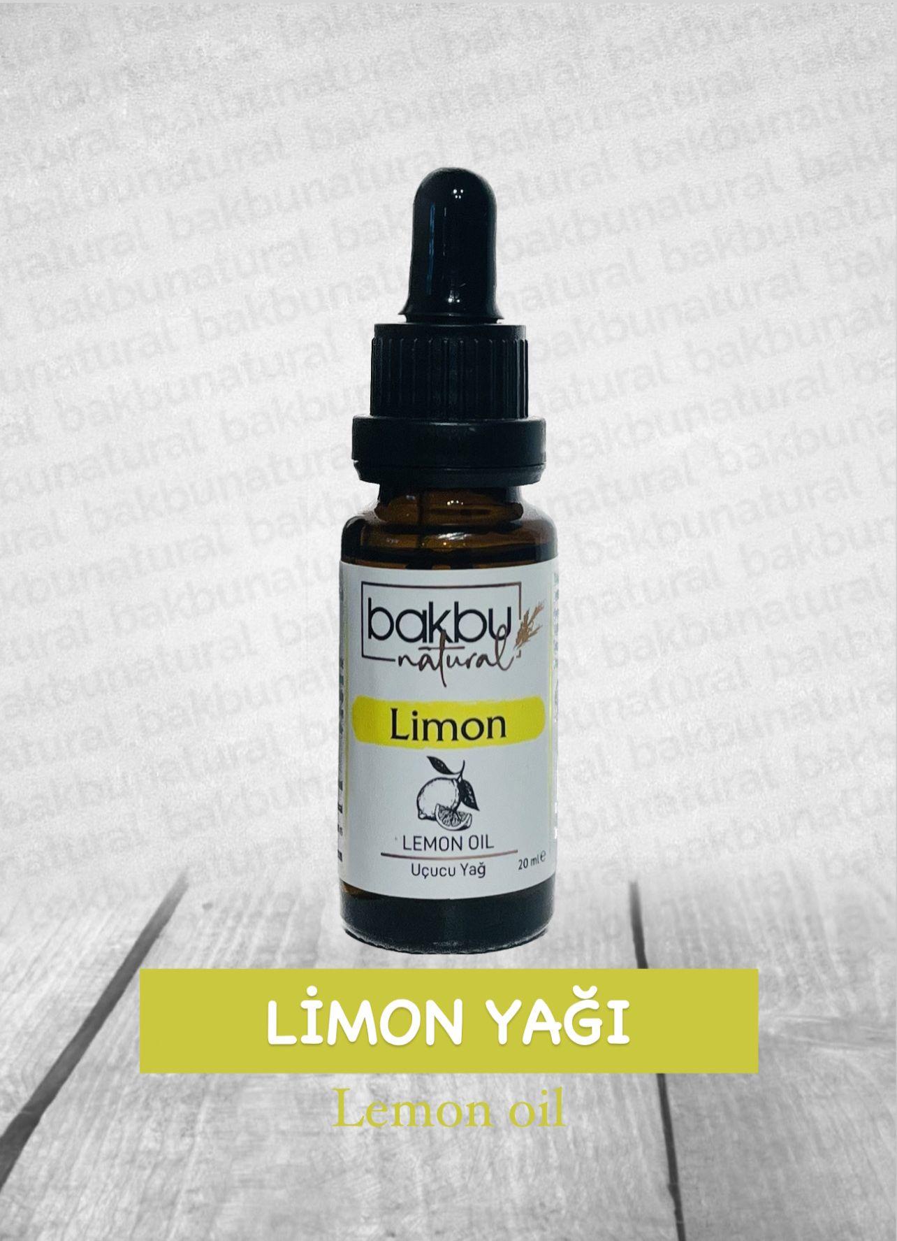 Bakbunatural Limon Yağı 20 ml.