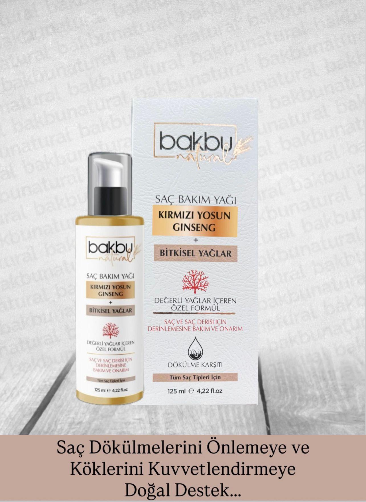 Bakbunatural Saç Bakım Yağ 125ml