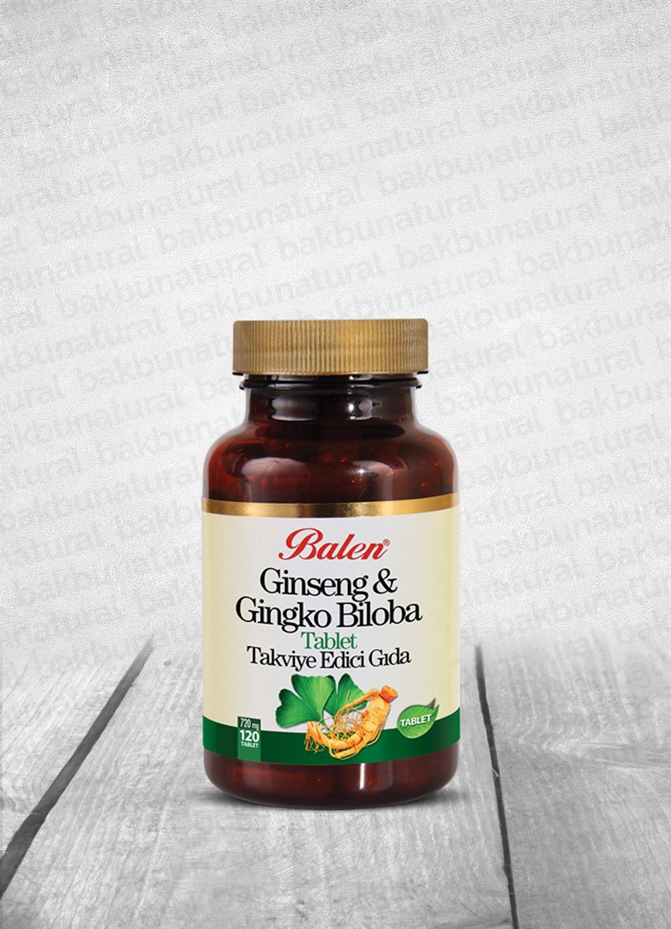 Balen Ginseng Ve Gingko Biloba Takviye Edici Gıda 120 Tablet