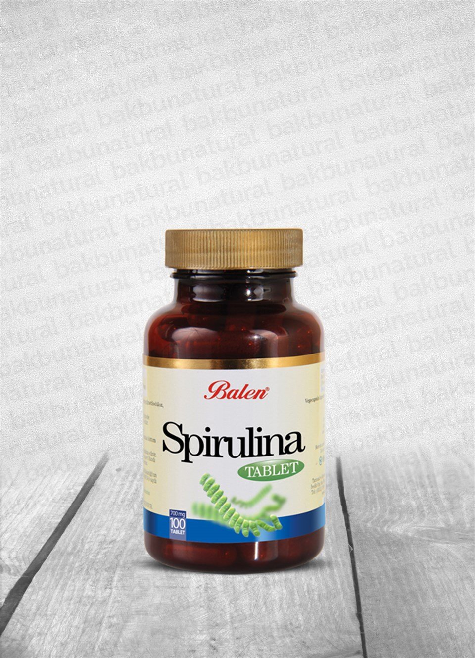 Balen Spirulina Mavi Yeşil Alg İçeren Takviye Edici Gıda 100 Kapsül