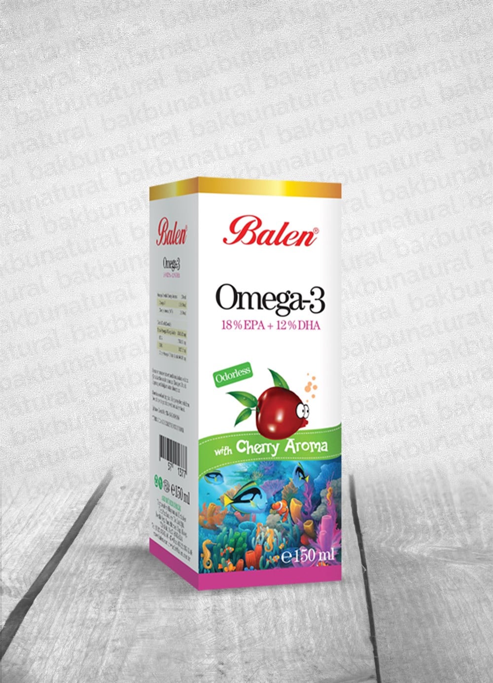 Balen Vişne Aromalı Omega 3 Balık Yağı 150ml