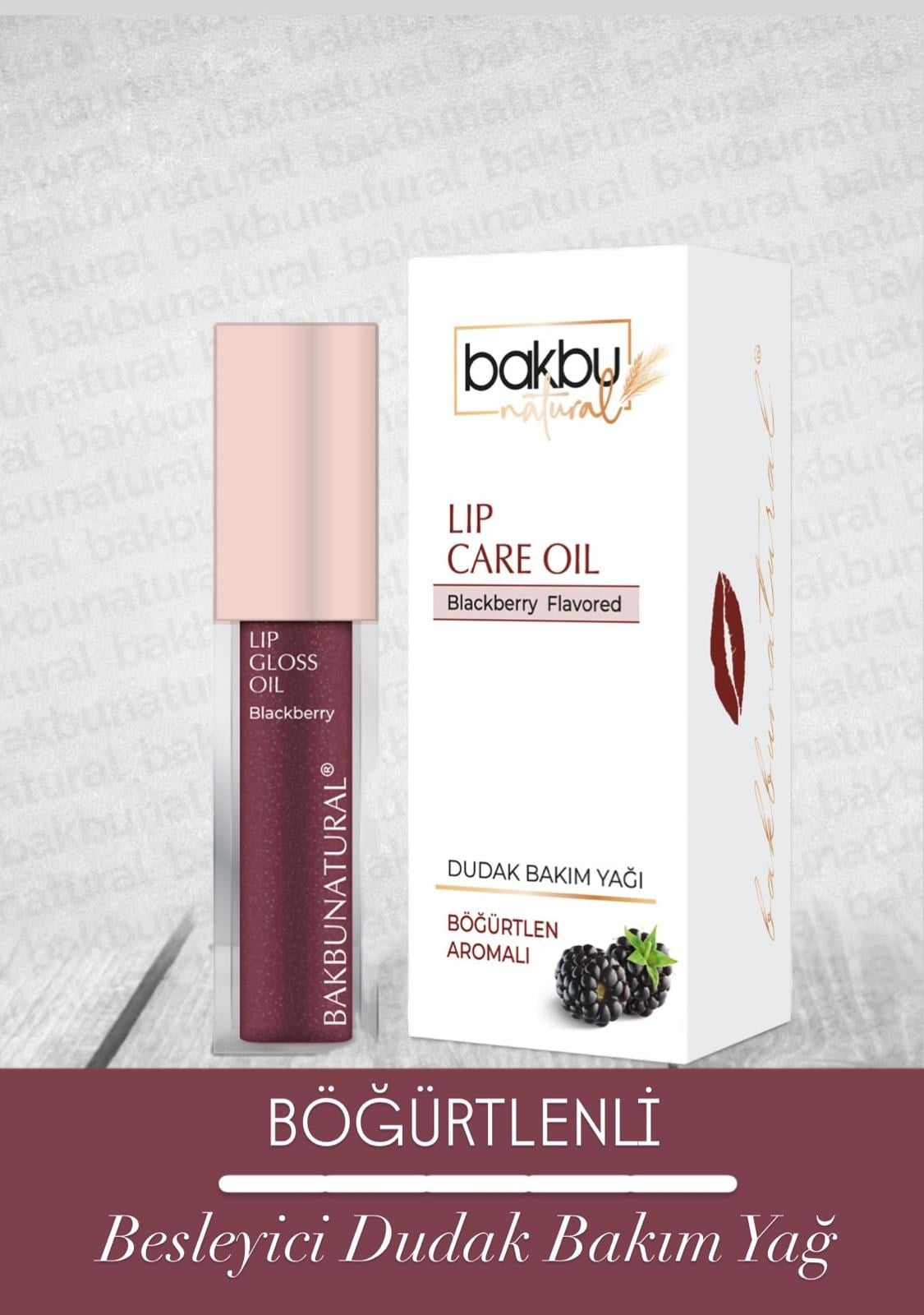 Besleyici Dudak Bakım Yağı 6ml (Böğürtlen Aromalı )