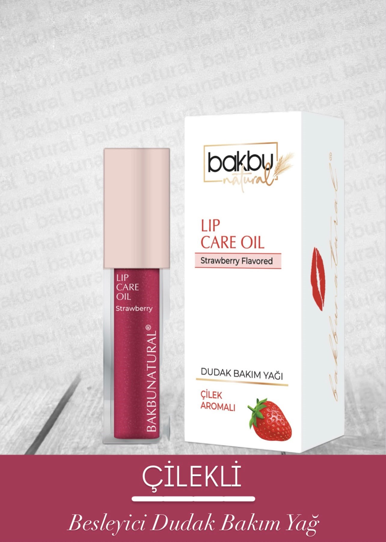 Besleyici Dudak Bakım Yağı 6ml (Çilek Aromalı )