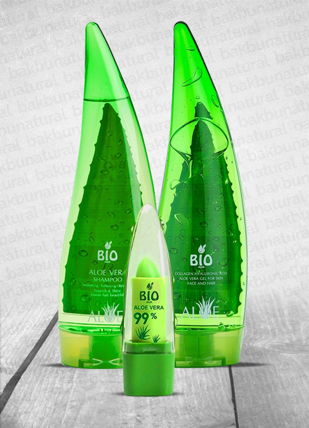 Bio Asia Aloe Vera Jel & Aloe Vera Şampuan & Aloe Vera Dudak Balmı