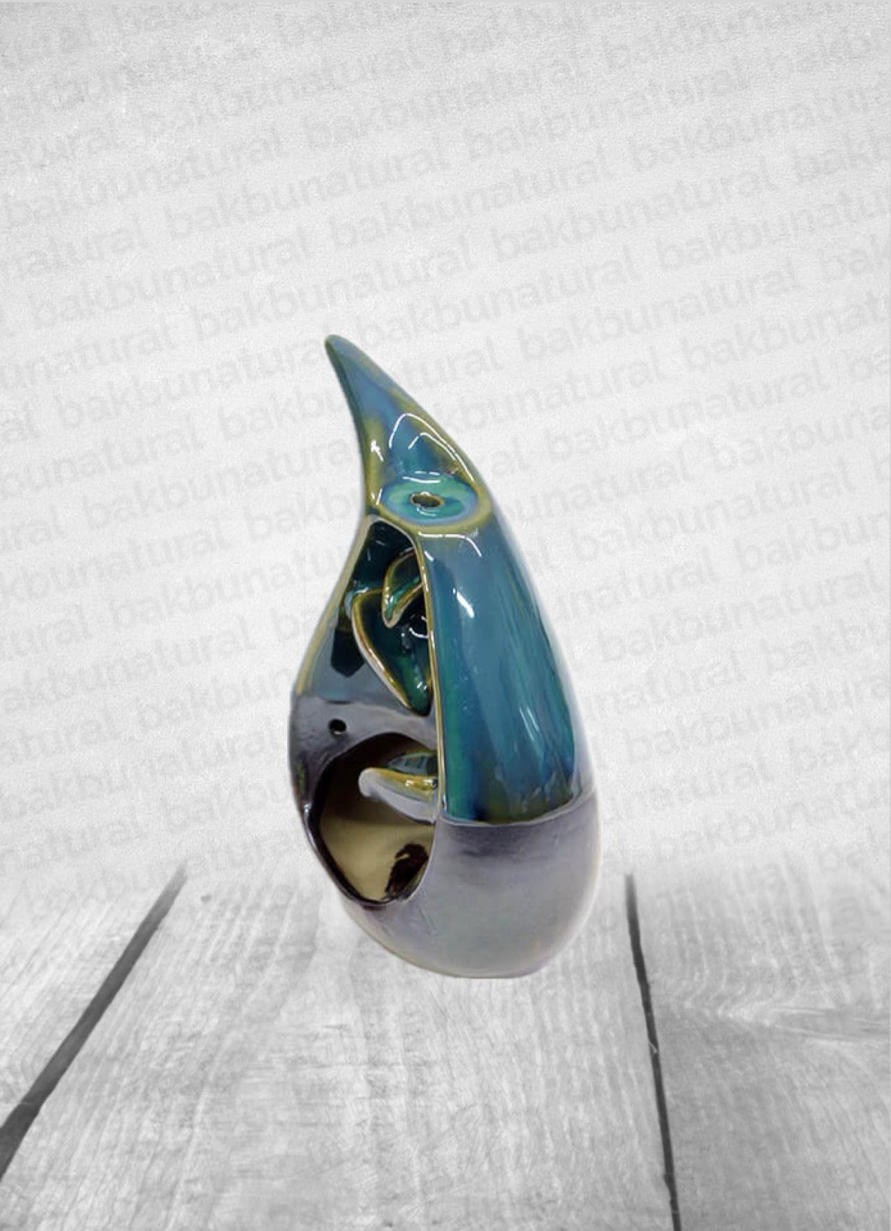 Çift Renkli Damla Model Seramik Geri Akışlı Tütsülük