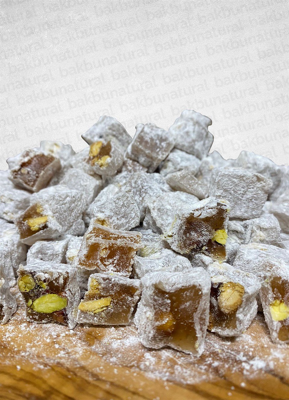 Çifte Kavrulmuş Fıstıklı Lokum