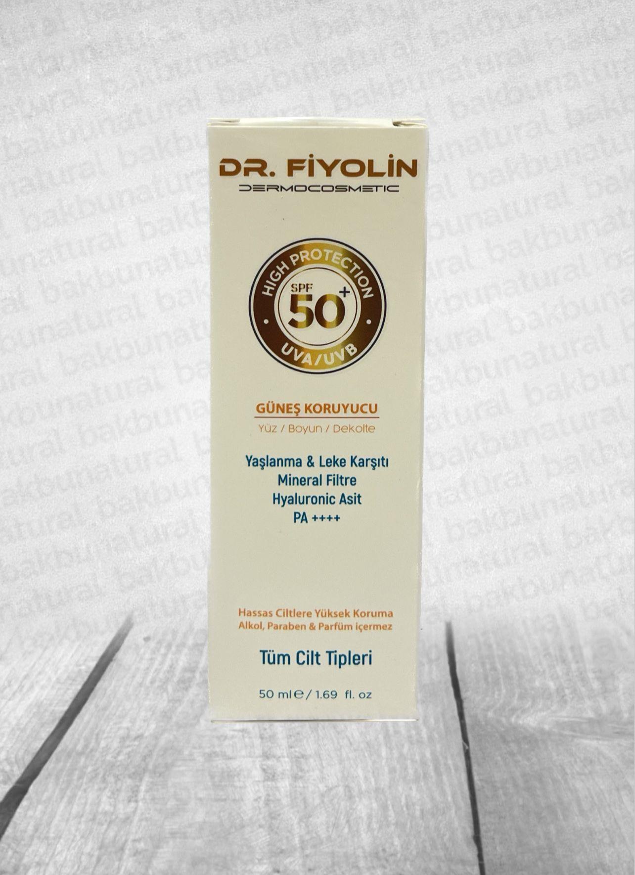 Dr. Fiyolin Güneş Koruyucu (50spf)
