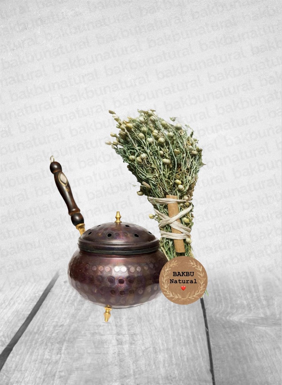 Eskitme Tütsü tavası no:4 ve Demet Üzerlik