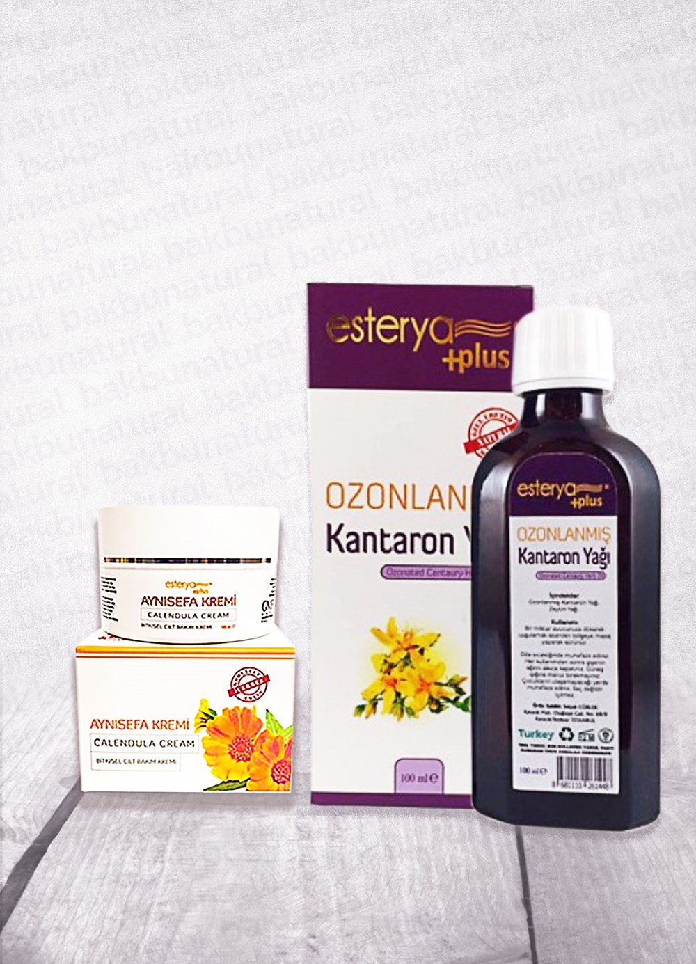 Esterya Plus Aynı Sefa Kremi Ve Ozonlanmış Kantaron Yağı 100 Ml + 100 Ml