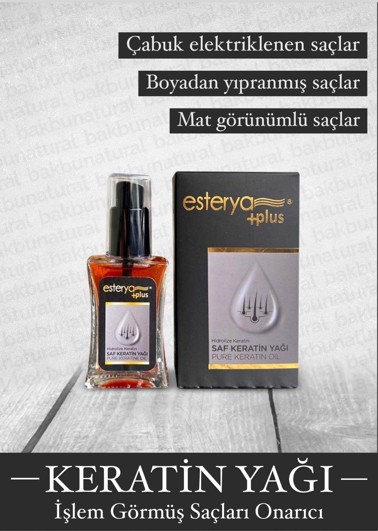 Esterya Plus Keratin Yağı (Hidrolize Keratin Yağı) 30ml