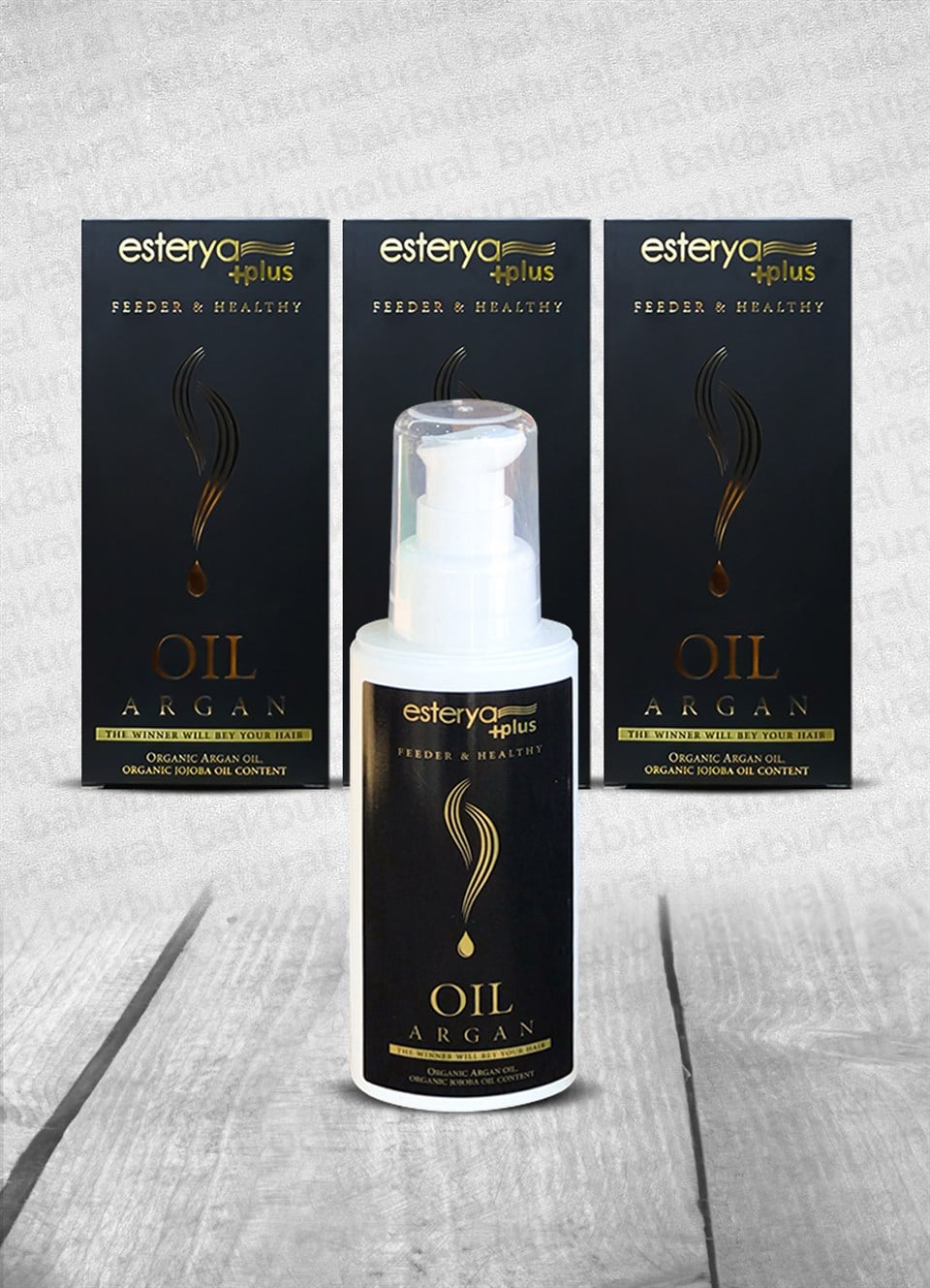 Esterya Plus Organik Argan Yağı 75 Ml 3'Lü Set