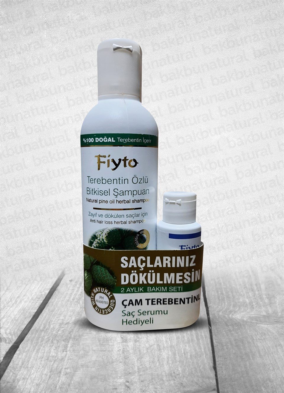 Fiyto Terebentin Özlü Bitkisel Şampuan 500ml (Çam Terebentin Saç Serumu Hediye)