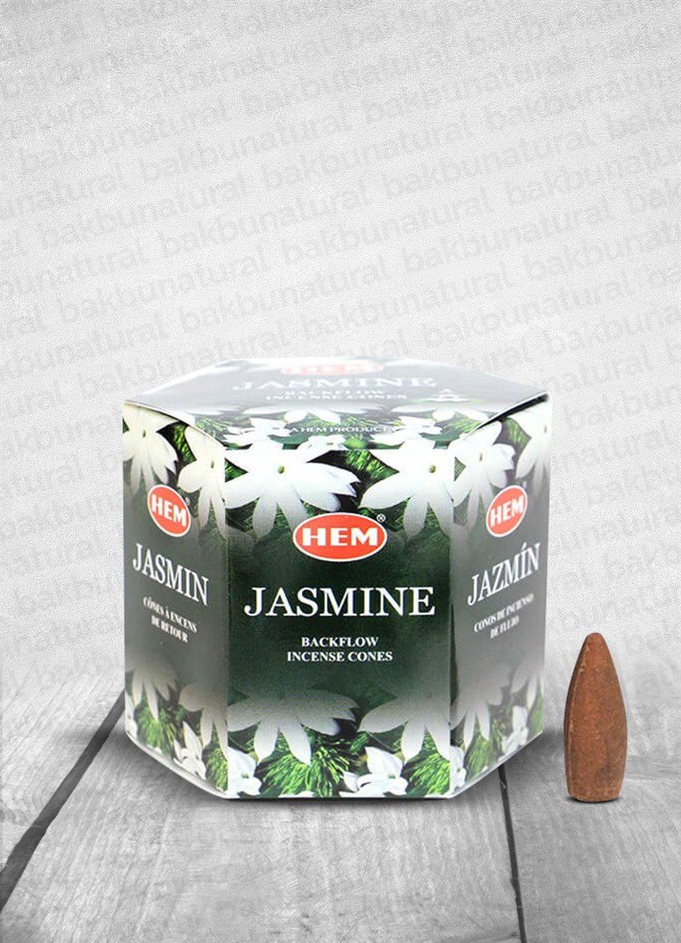 Hem Jasmine Geri Akışlı Konik Tütsü 40 Adet