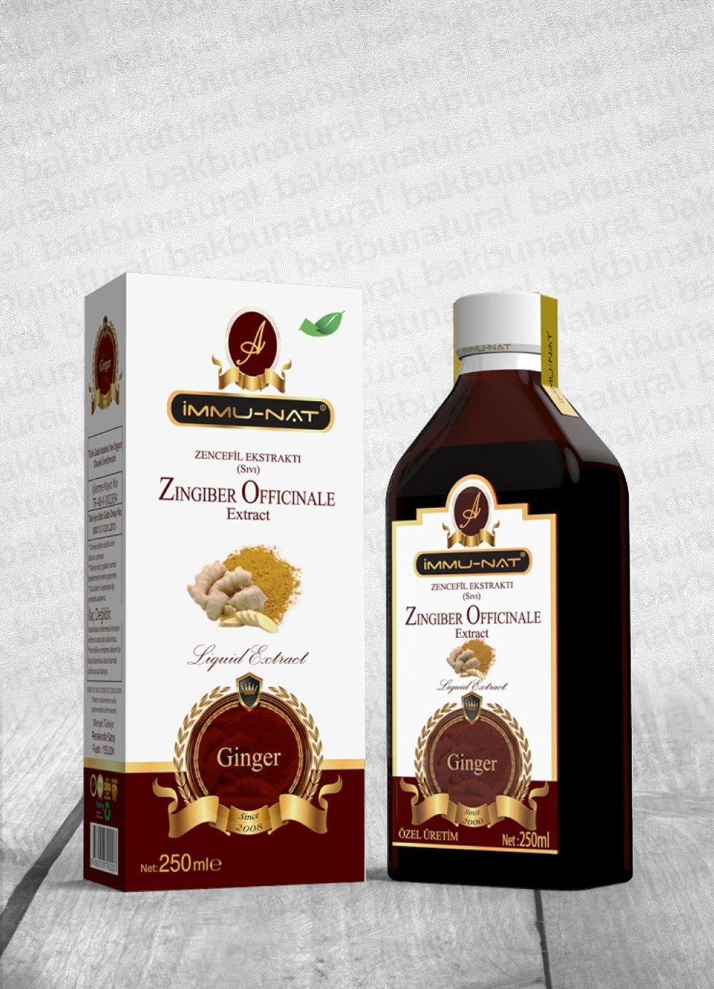 İMMU-NAT Zencefil Sıvı Ekstratı 250ml
