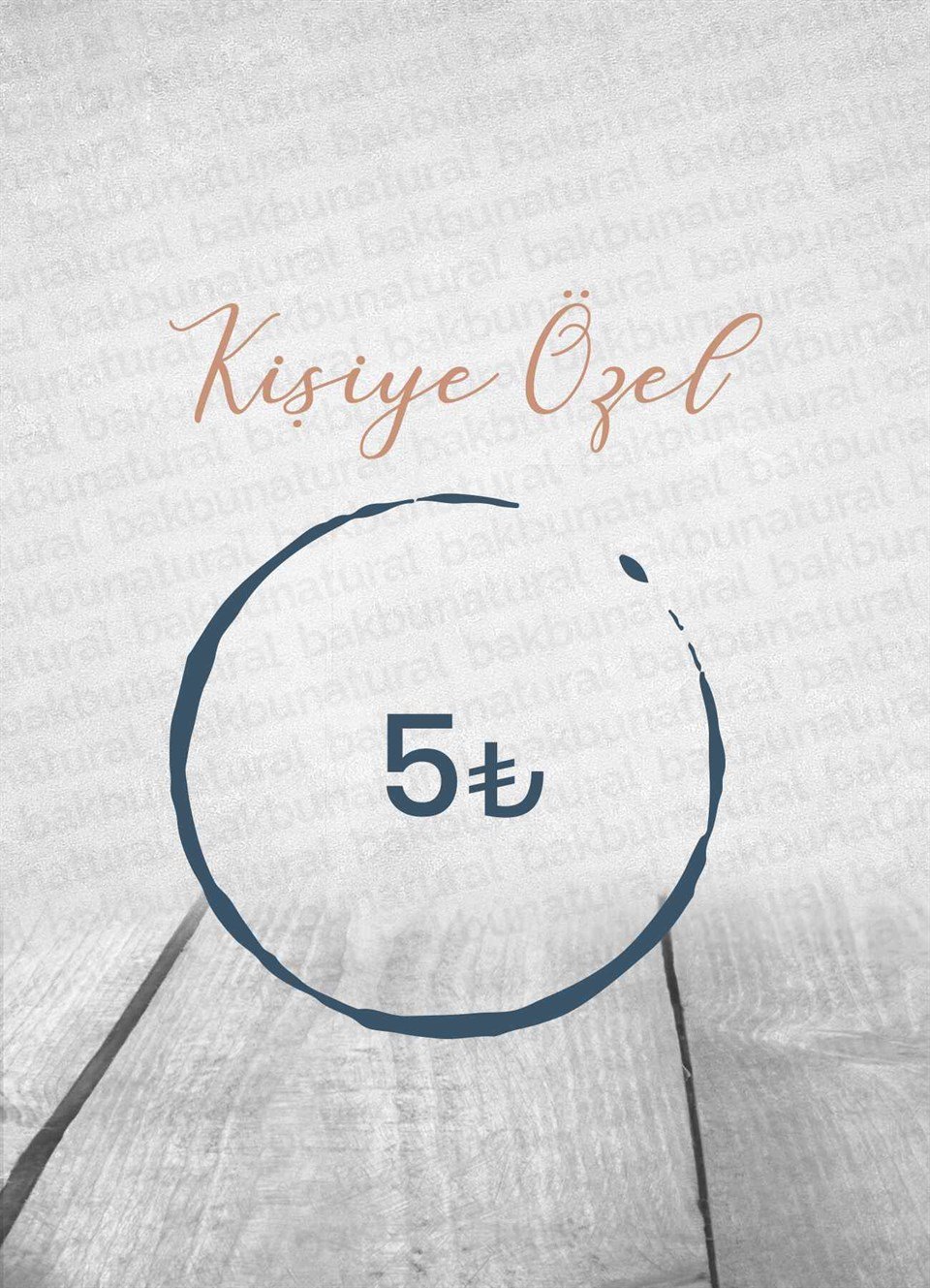 Kişiye Özel Sipariş