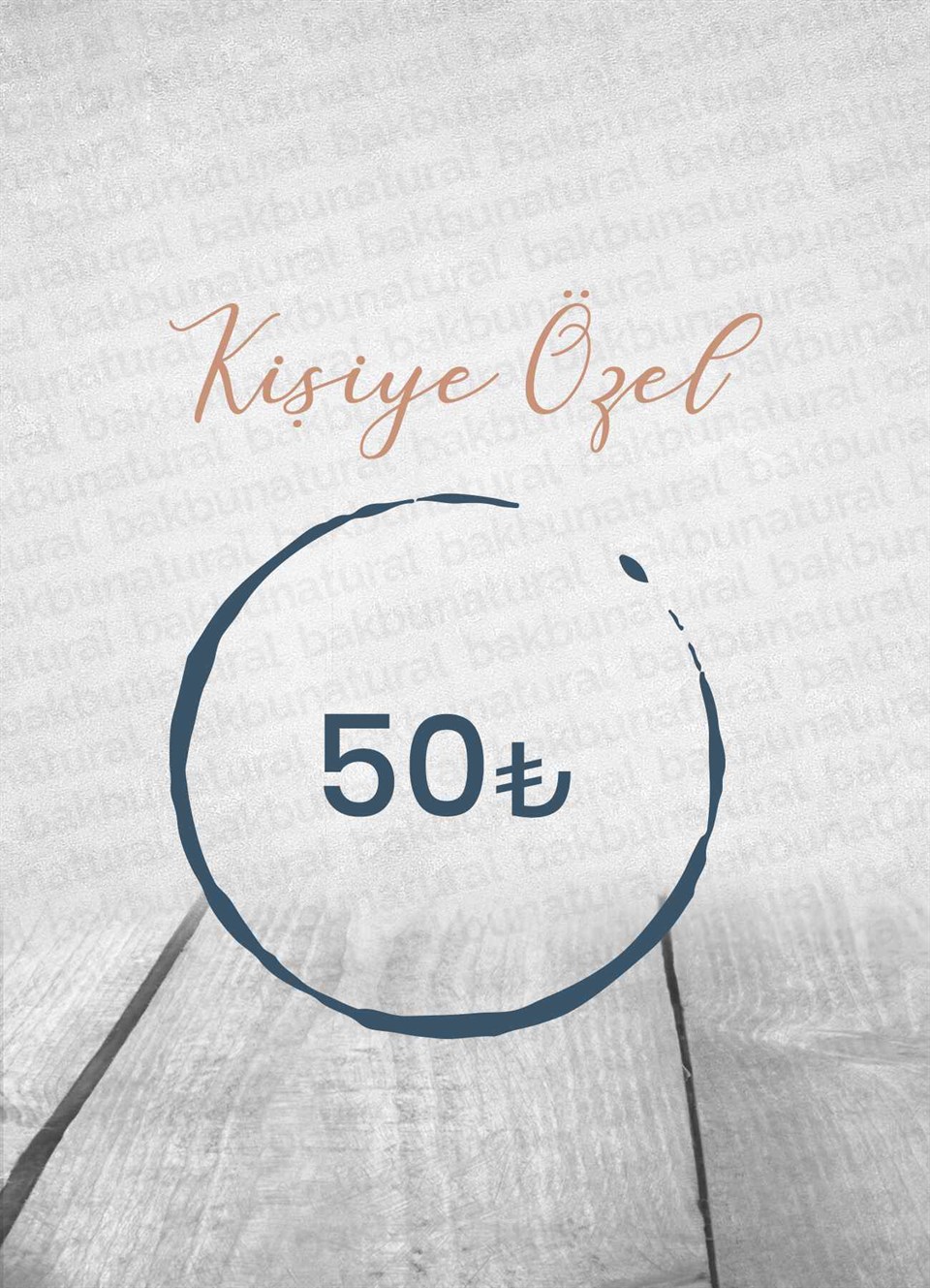 Kişiye Özel Sipariş 2