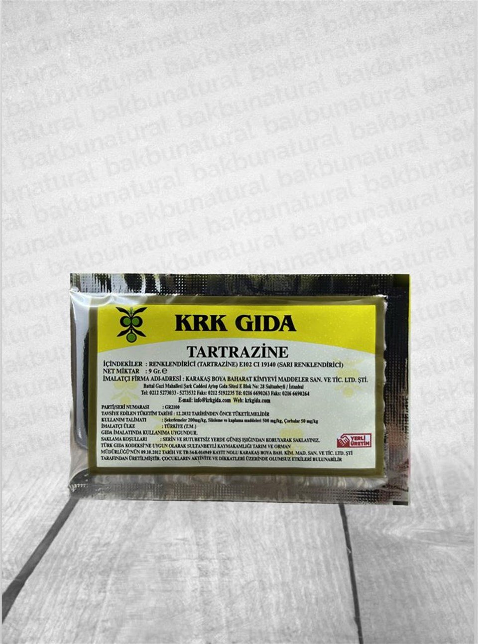 Krk Sarı Gıda Boyası