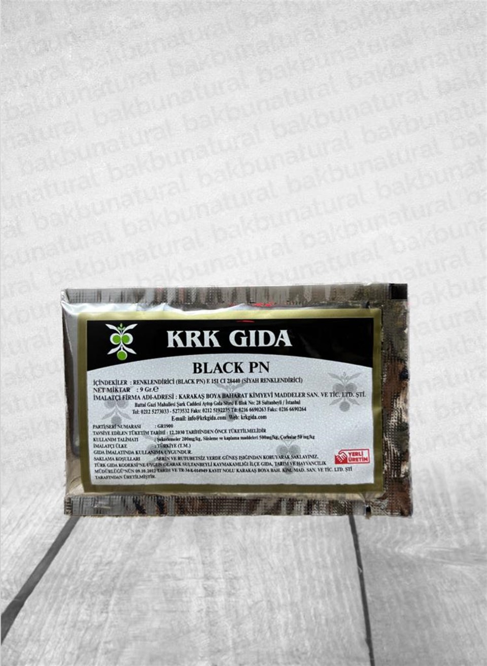 Krk Siyah Gıda Boyası