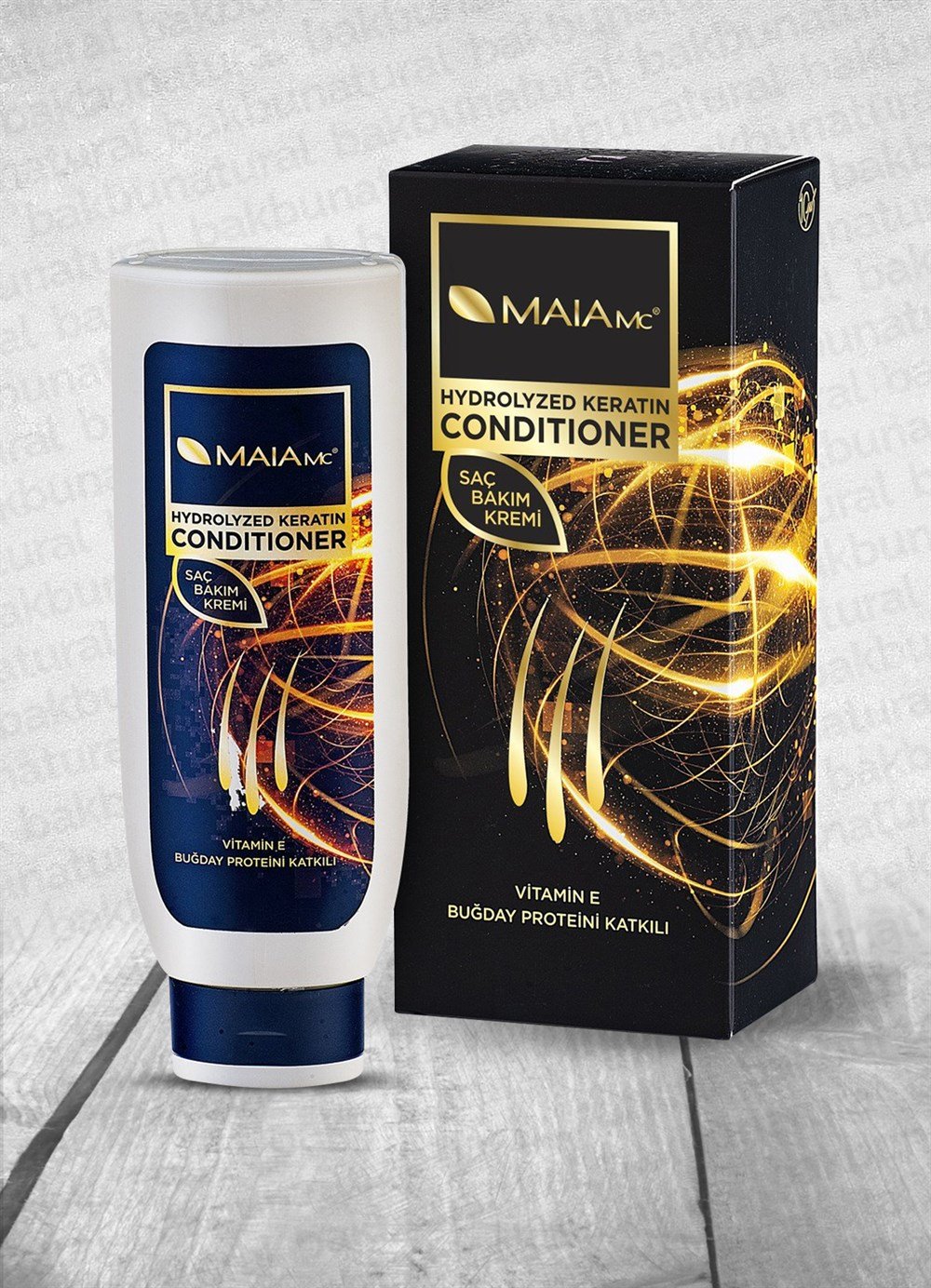 Maia Mc E Vitaminli Buğday Proteini Katkılı Hydrolyzed Keratin Saç Bakım Kremi 250 ML