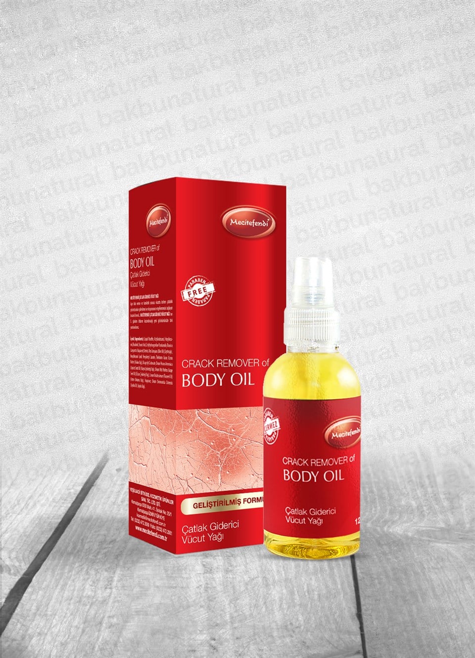 Mecitefendi Çatlak Giderici Vücut Yağı 125ml