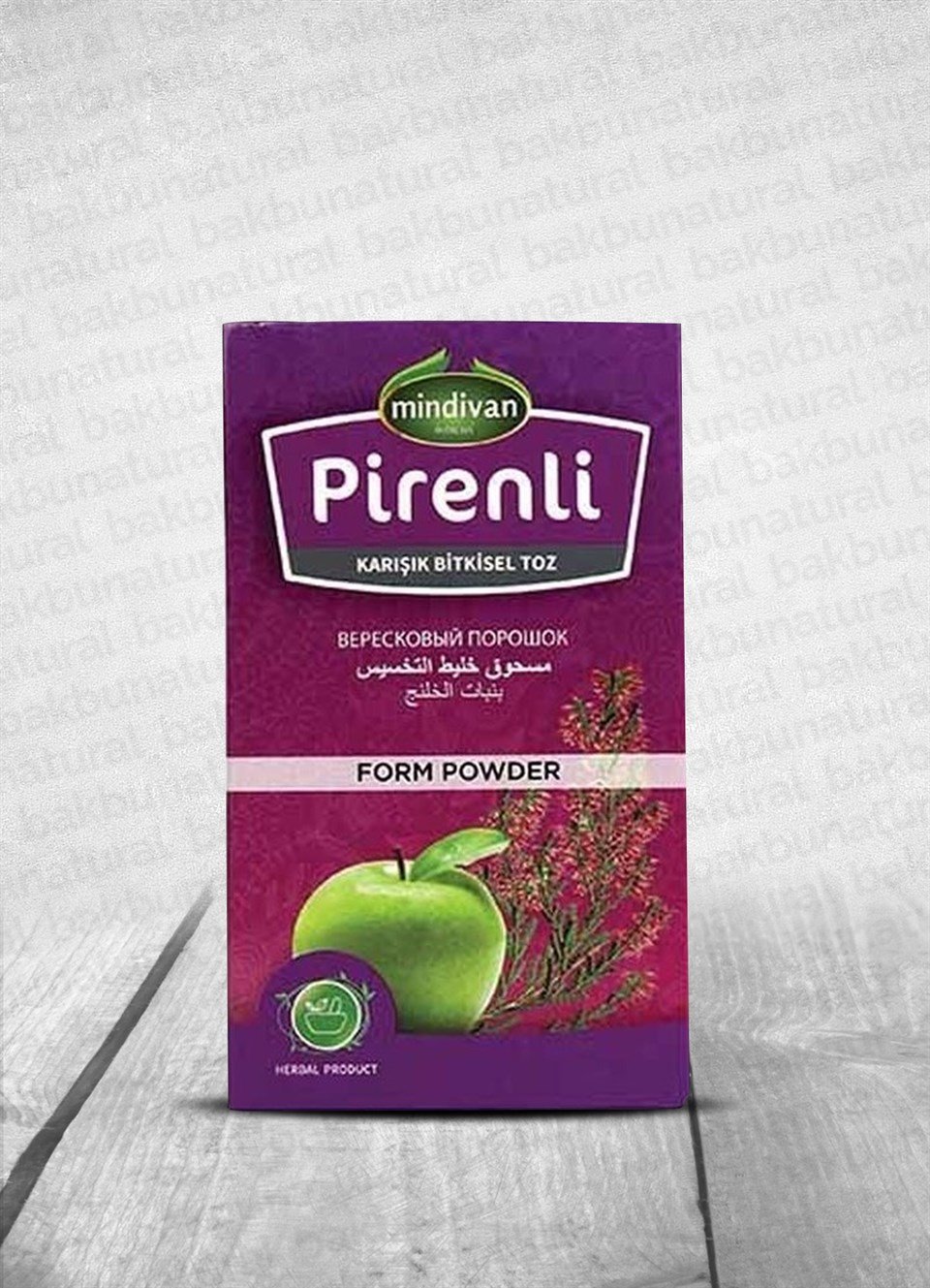 Mindivan Pirenli Karışık Elma Aromalı Bitkisel Toz 150gr
