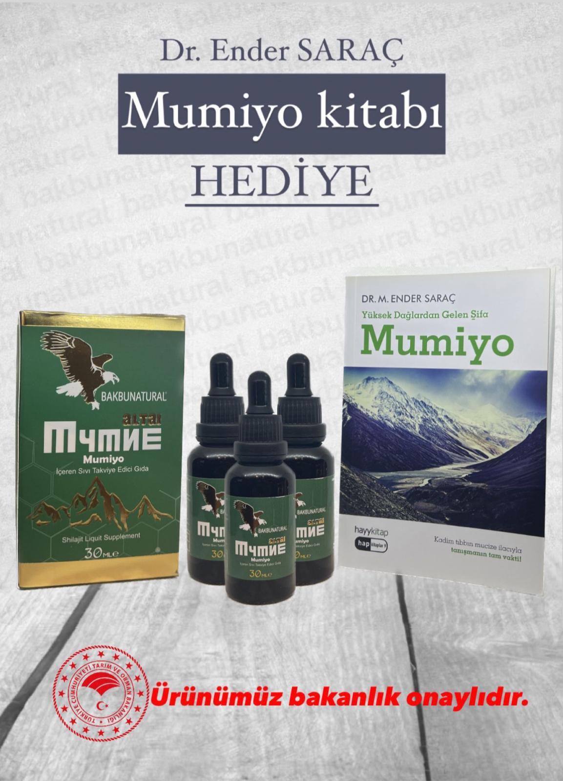 Mumiyo Ekstraktı 30 Ml 3'Lü (30mlx3) Ve Dr Ender Saraç Mumiyo Kitabı
