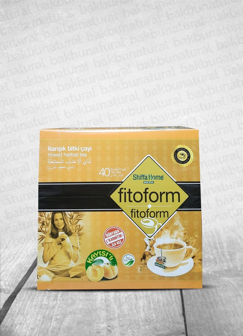 Shiffa Home Fitoform Kayısılı Karışık Bitki Çayı 40 Süzen Poşet
