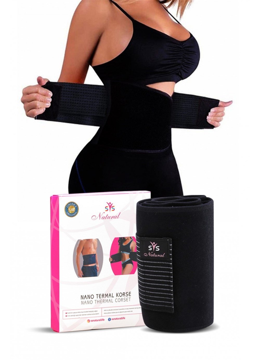 SSNATURAL Nano Termal Korse 3lü Set