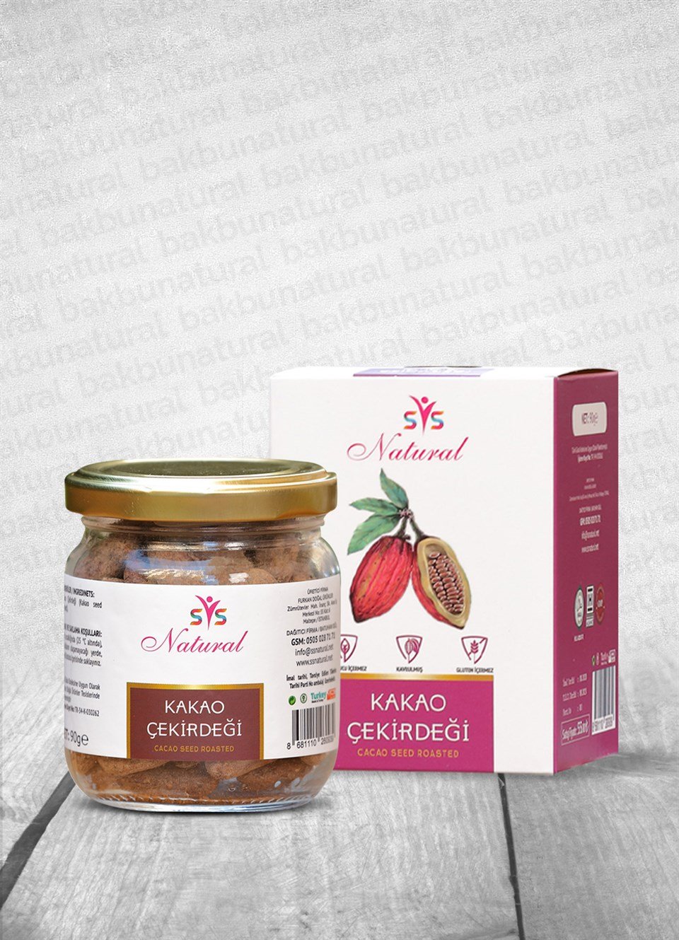 Ssnatural Sertifikalı Organik Kavrulmuş Kakao Çekirdeği 90 Gr