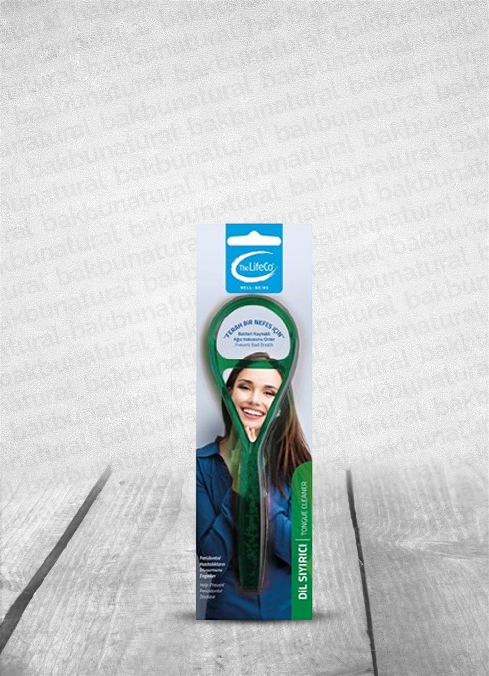 The LifeCo Yeşil Dil Sıyırıcı (Dil Temizleyici)