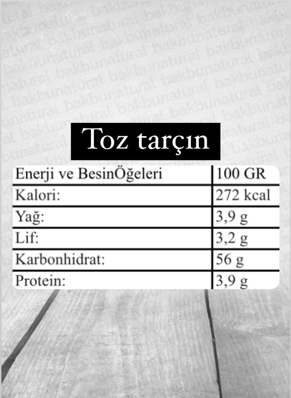 Toz Tarçın Özel Üretim 100 Gr