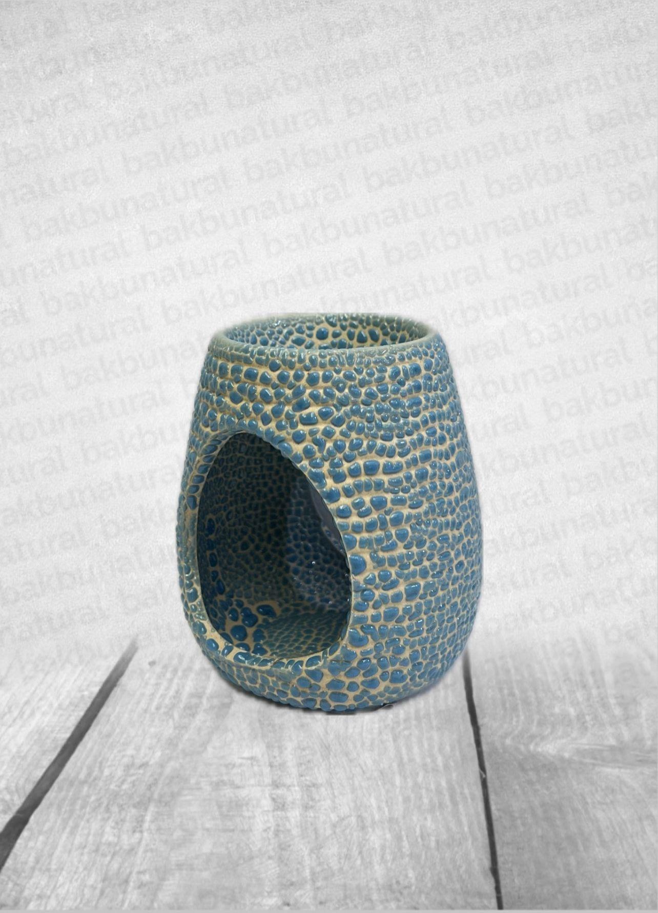 Yuva Taş Desenli Seramik Buhurdanlık 