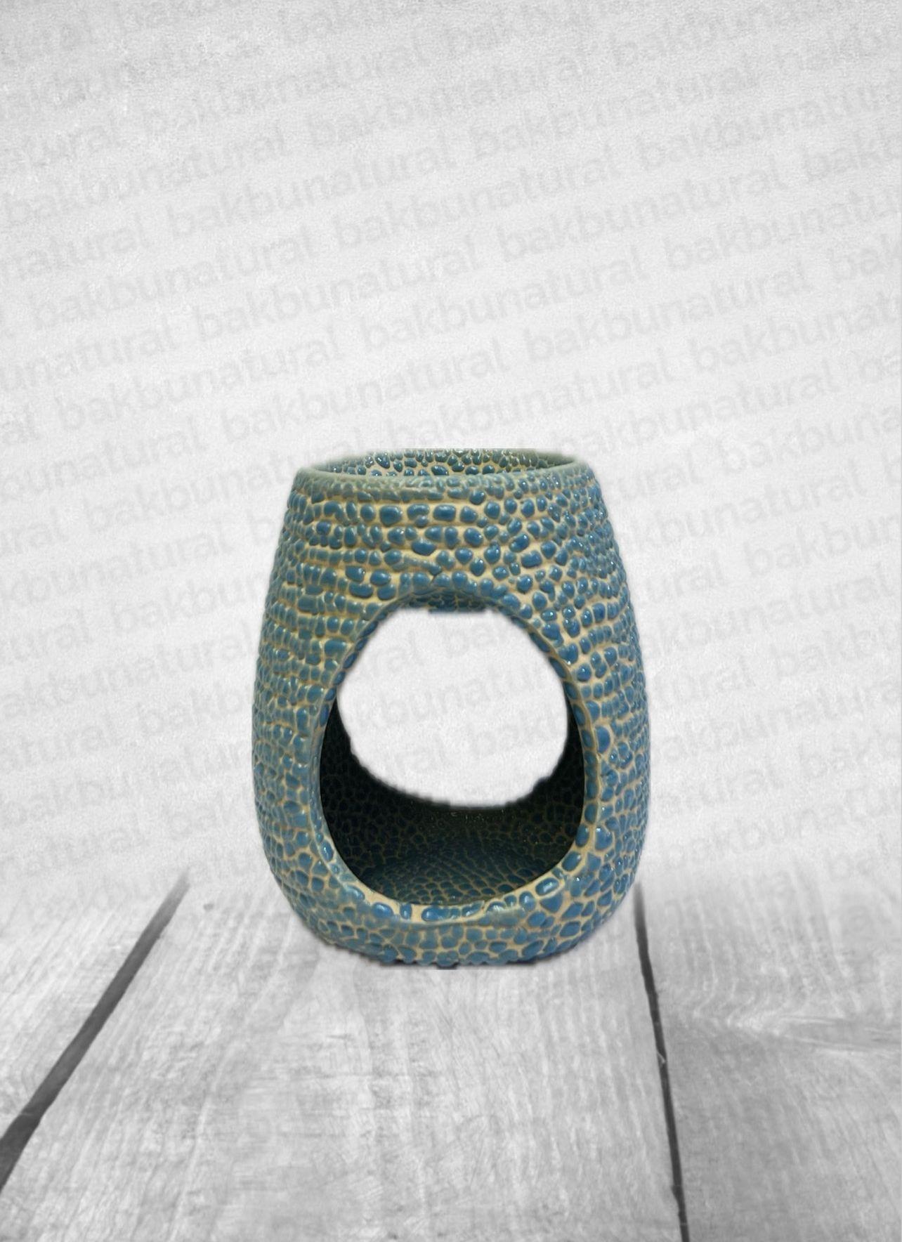 Yuva Taş Desenli Seramik Buhurdanlık 