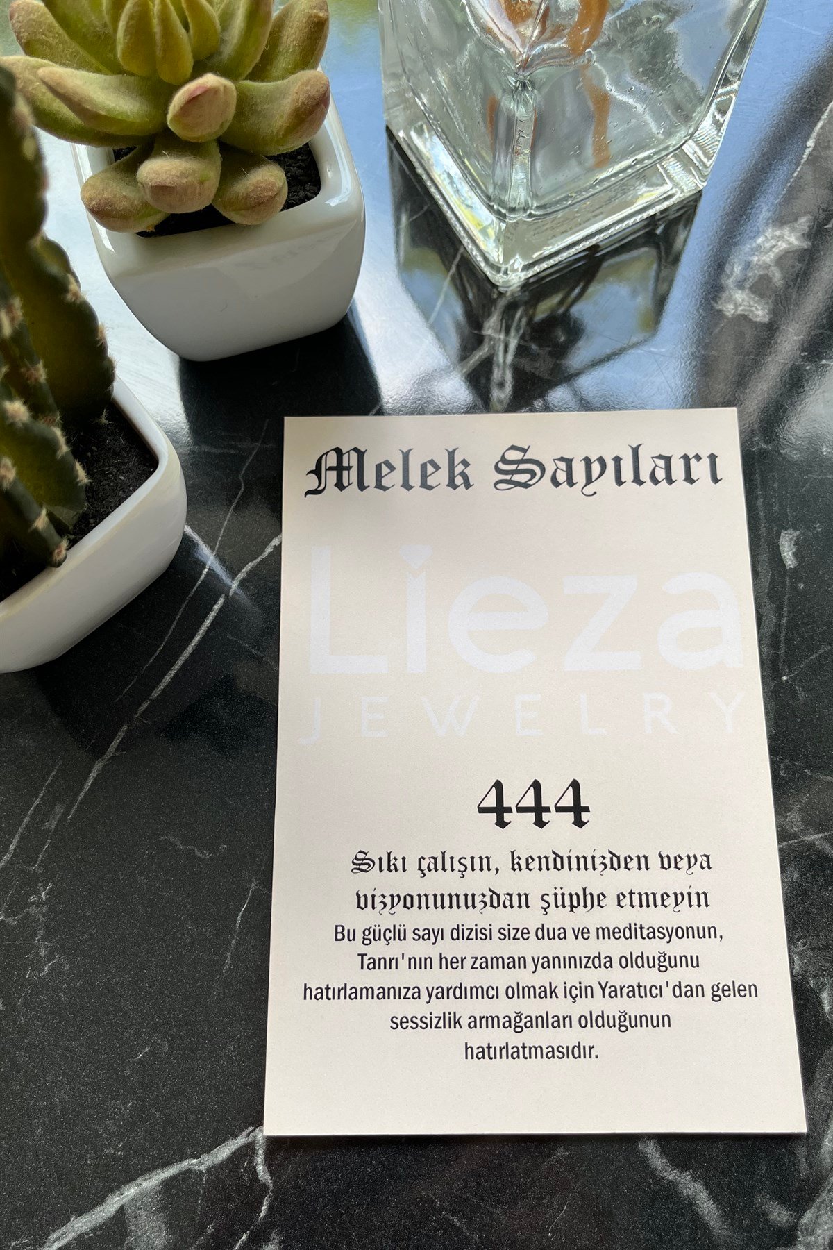 Gümüş 444 Melek Sayıları Kolye