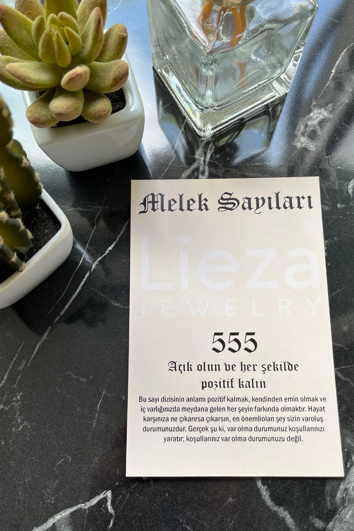 Gümüş 555 Melek Sayıları Kolye