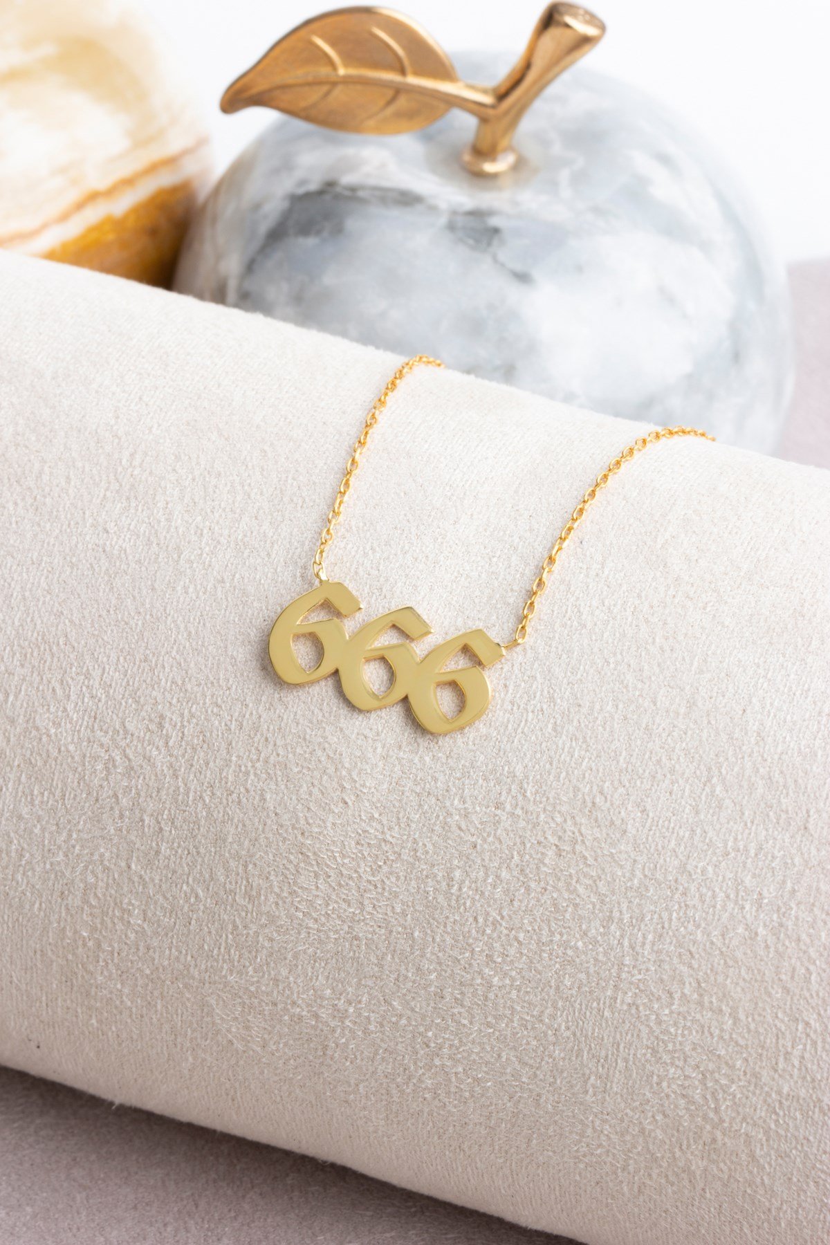 Gümüş 666 Melek Sayıları Kolye