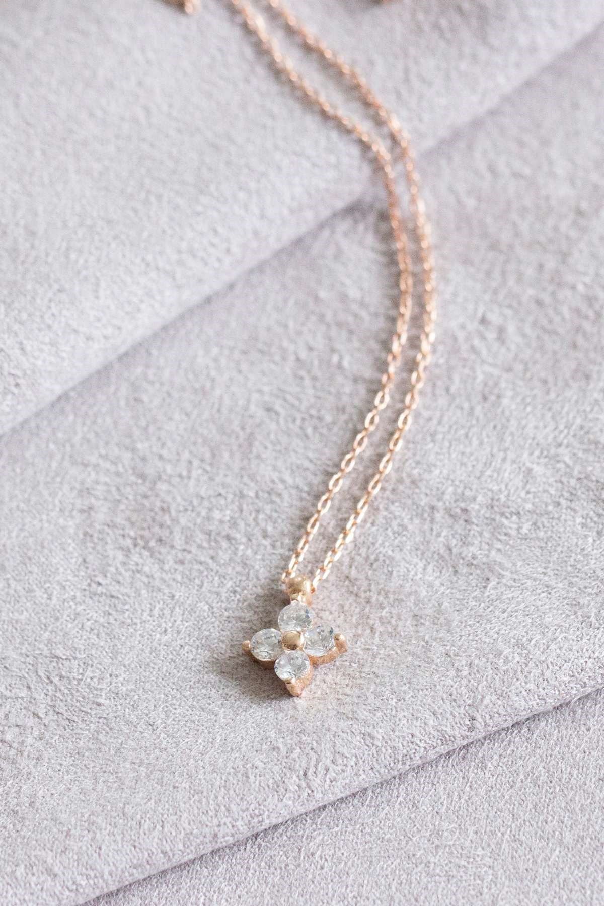 Gümüş Yonca Kolye Lieza Jewelry klyg210088