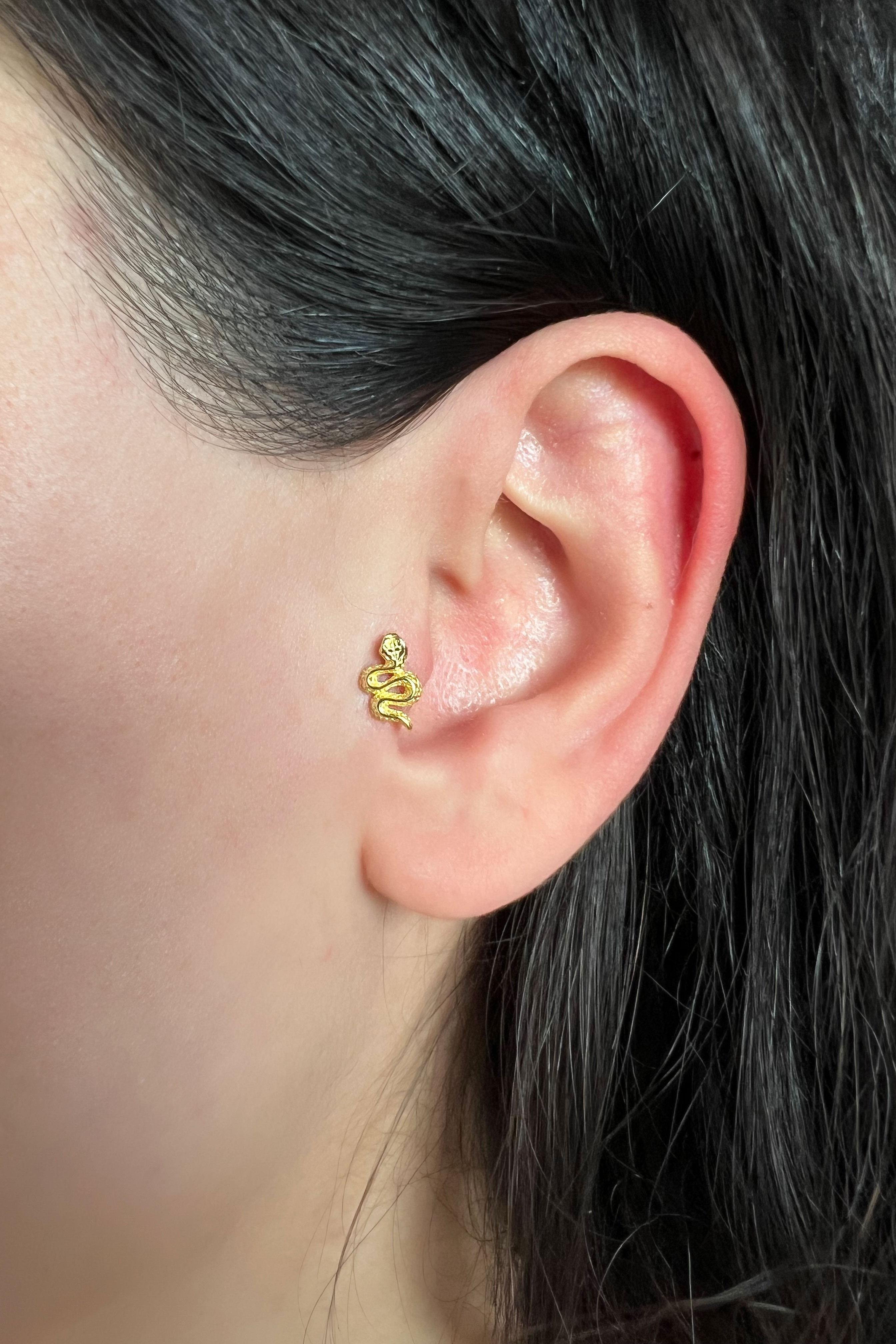Kadın 925 Ayar Gümüş Piercing