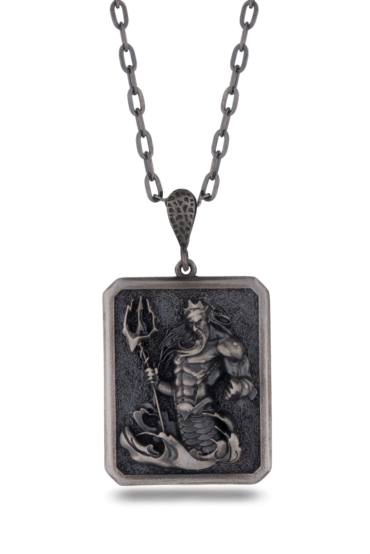 Poseidon Figür Erkek Kolye