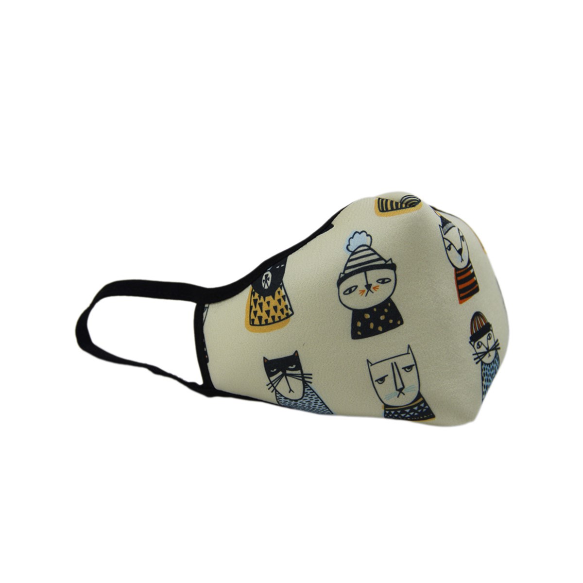 Cat Mirror Desenli Maske