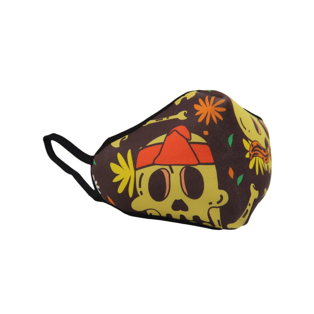 Skull Desenli Maske