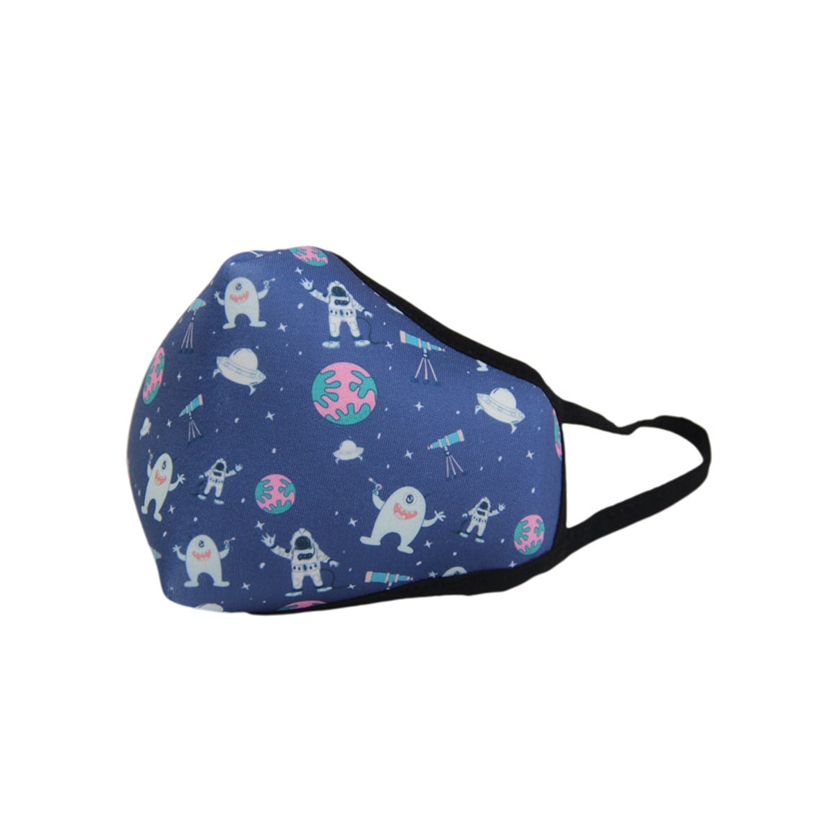 Space Desenli Maske