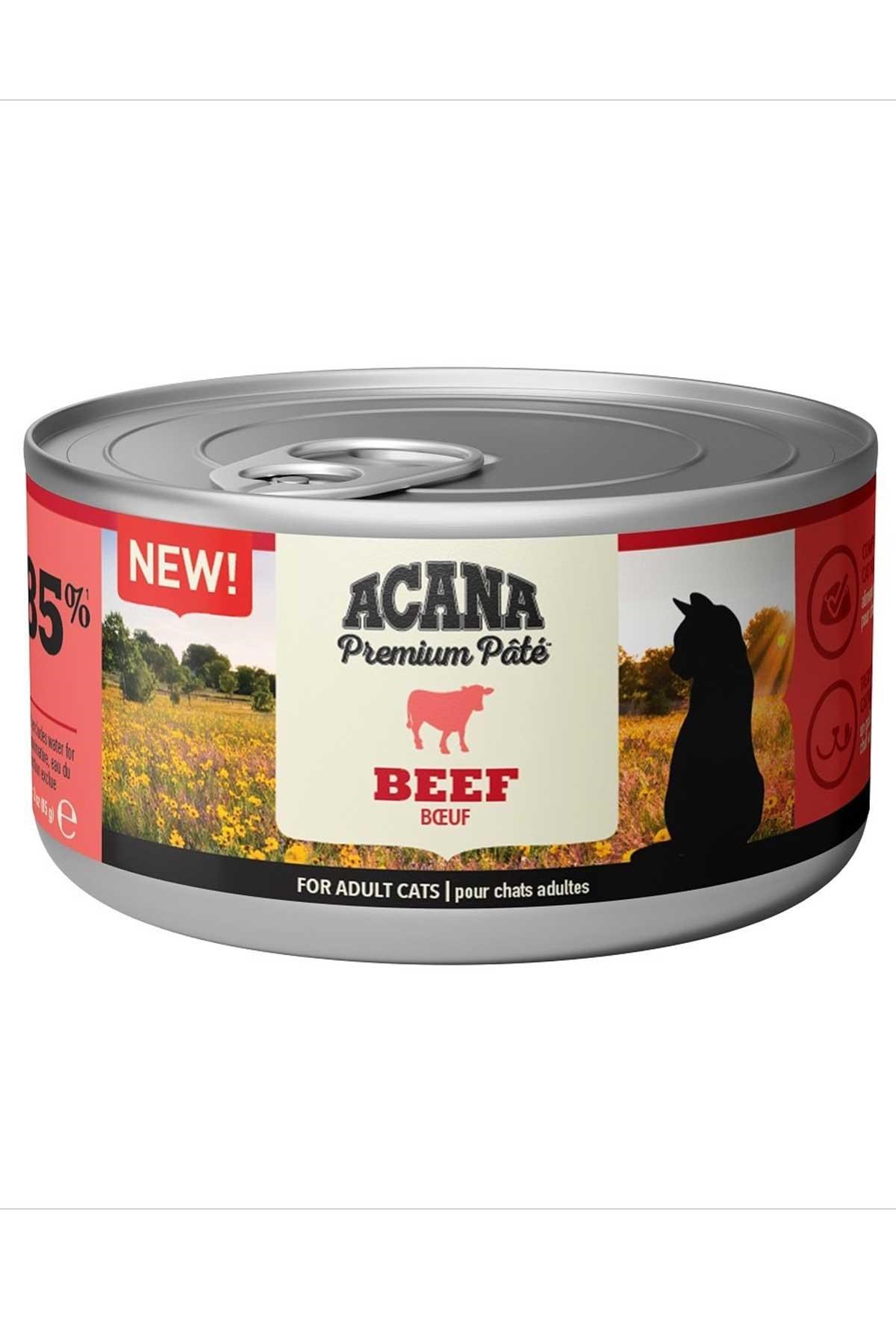 Acana Premium Pate Sığır Etli Kedi Konservesi 85 Gr