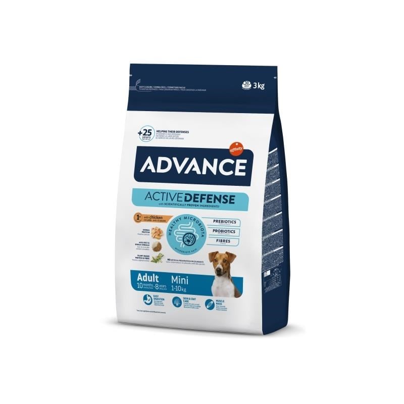 Advance Adult Mini Chicken Küçük Irk Tavuklu Köpek Maması 3kg