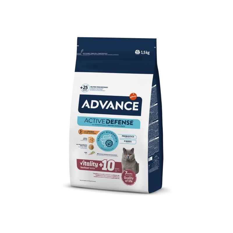 Advance Sterilized +10 Kısırlaştırılmış Yaşlı Kedi Maması 1.5 Kg