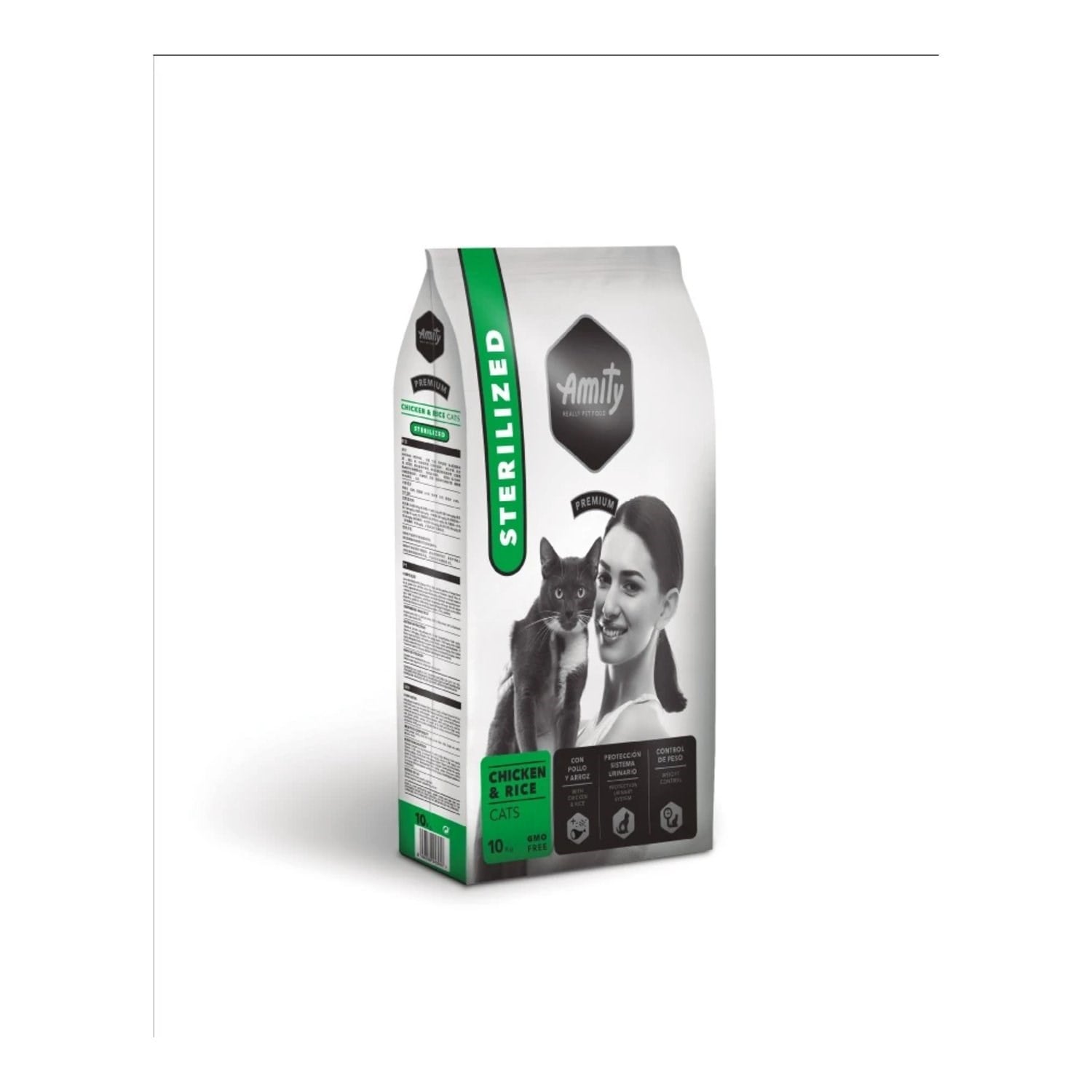 Amity Premium Kısırlaştırılmış Tavuk Etli Kedi Maması 10 Kg