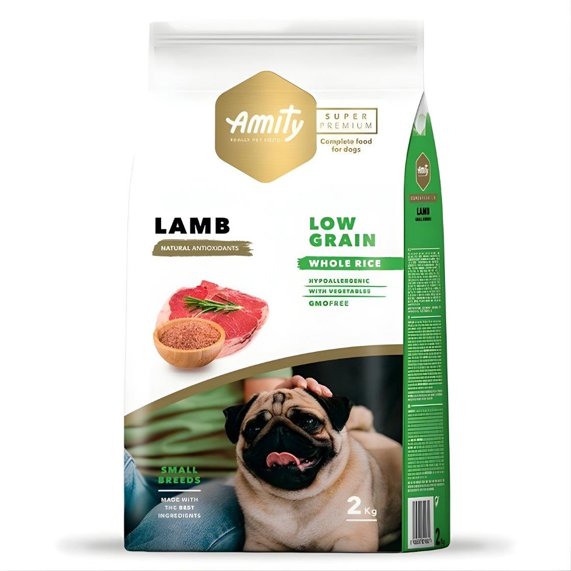 Amity Super Premium Kuzu Etli Düşük Tahıllı Küçük Irk Yetişkin Köpek Maması 2 Kg