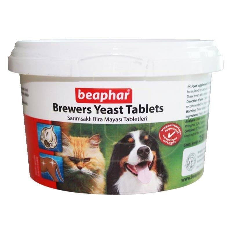 Beaphar Brewers Yeast Tablets Sarımsaklı İnaktif Bira Mayası Tabletleri 250 Tablet
