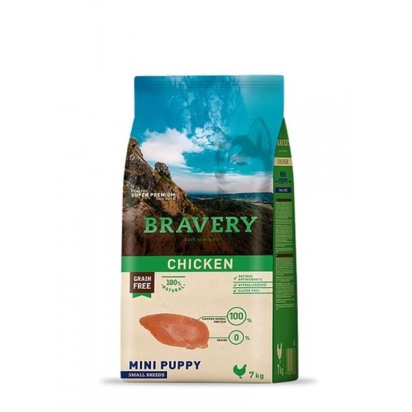 Bravery Tahılsız Tavuklu Yavru Küçük Irk Köpek Maması 2 Kg